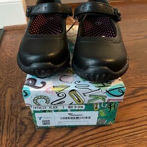 Jabasic Black Kids Dress Shoes